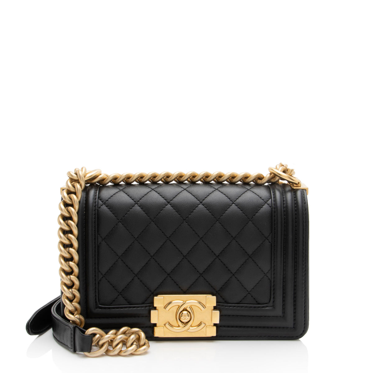 Chanel Lambskin Small Boy Bag