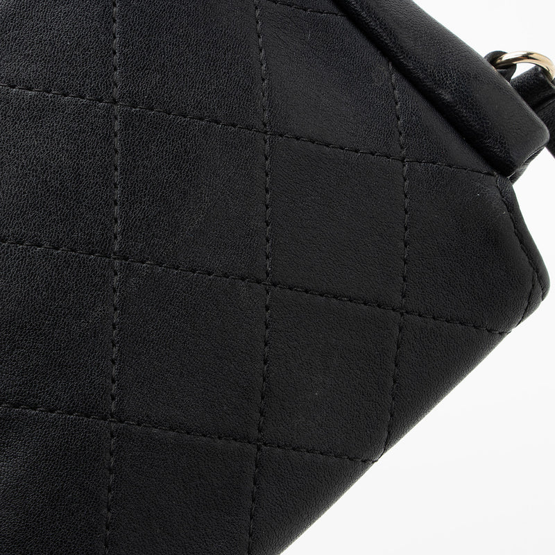 Chanel Lambskin Small Flap Messenger Bag (SHF-YRxjuM)