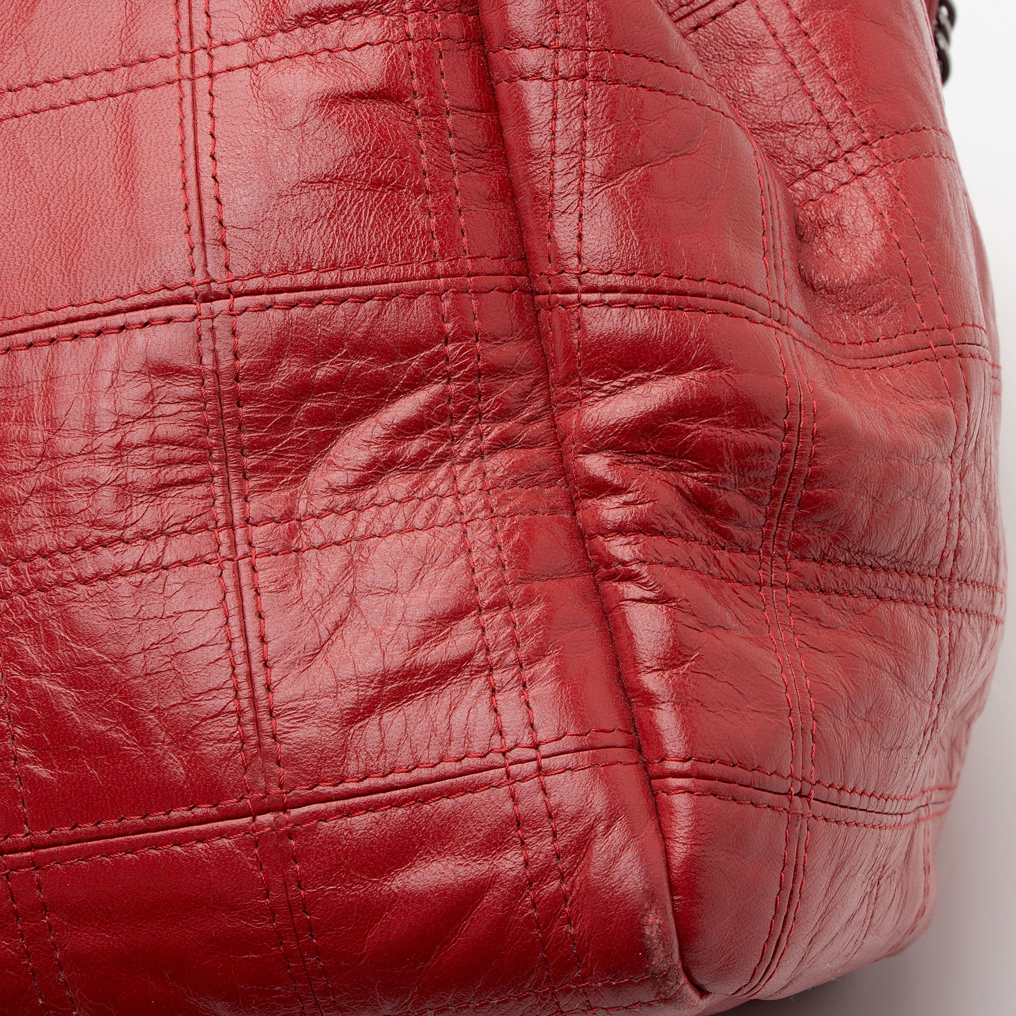 Chanel Lambskin LAX Accordion Shoulder Bag (SHF-x47IxO)