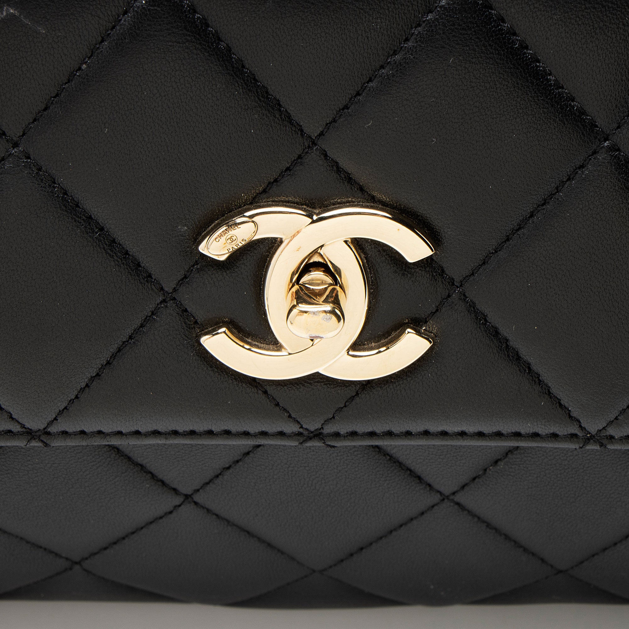 Chanel Lambskin Trendy CC Small Top Handle