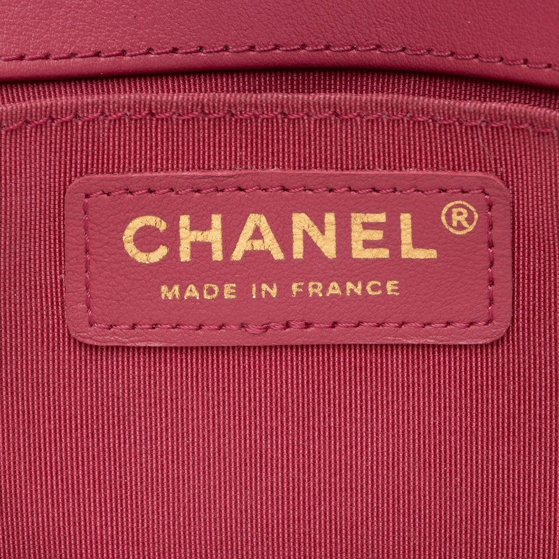 Chanel Lambskin Tweed Small Boy Bag (SHF-N1i7JO)