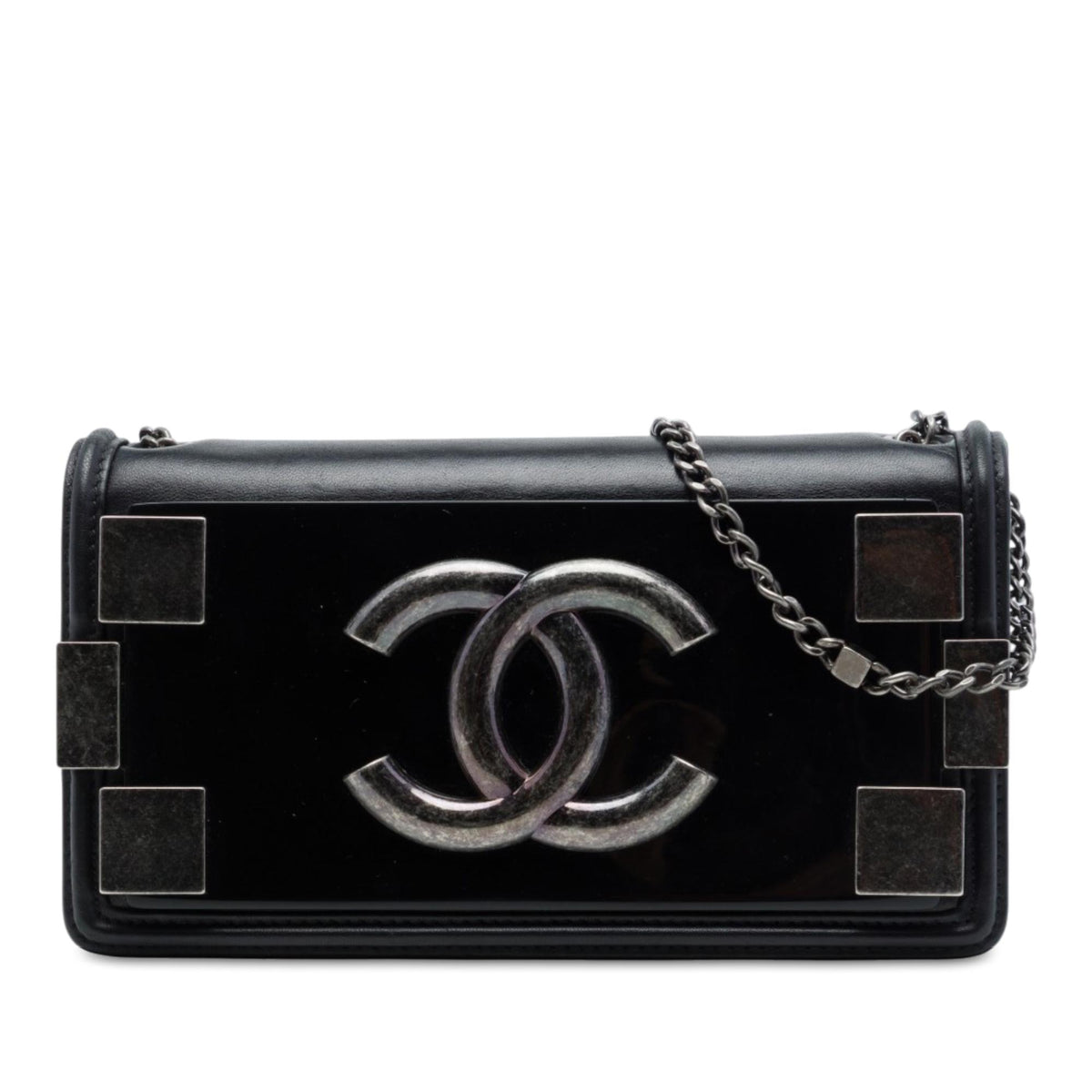 Chanel Lambskin and Acrylic Boy Brick Horizontal Flap