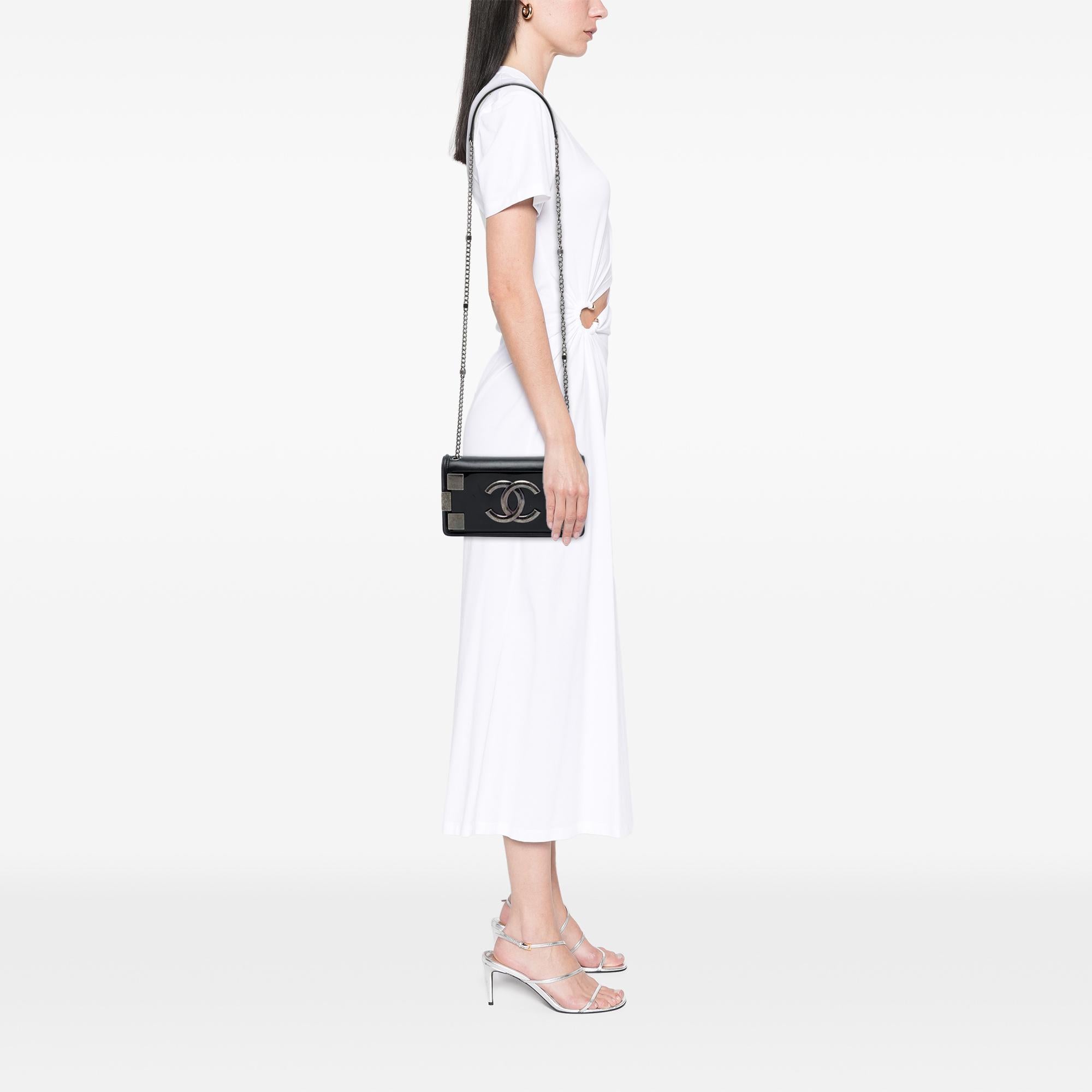 Chanel Lambskin and Acrylic Boy Brick Horizontal Flap
