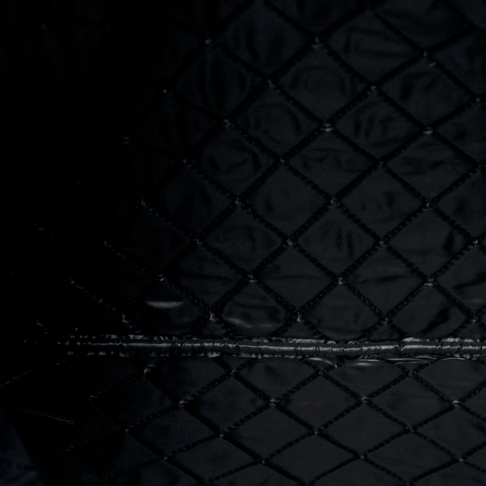 Chanel Large Bi Quilted Lambskin O Case Clutch