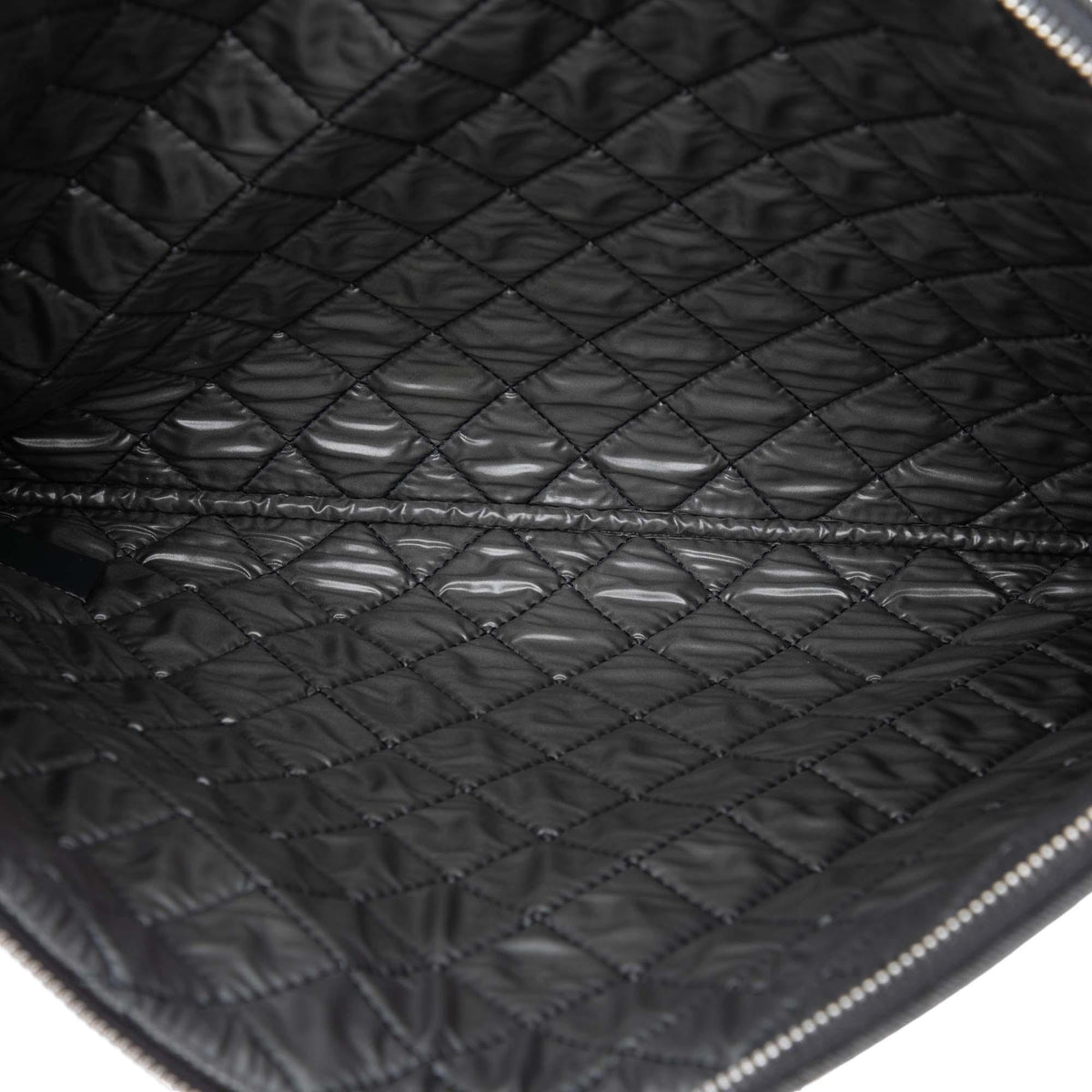 Chanel Large Denim Sequin Embellished Deauville O Case Clutch