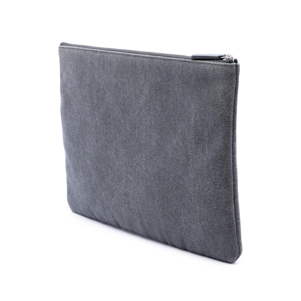 Chanel Large Denim Sequin Embellished Deauville O Case Clutch