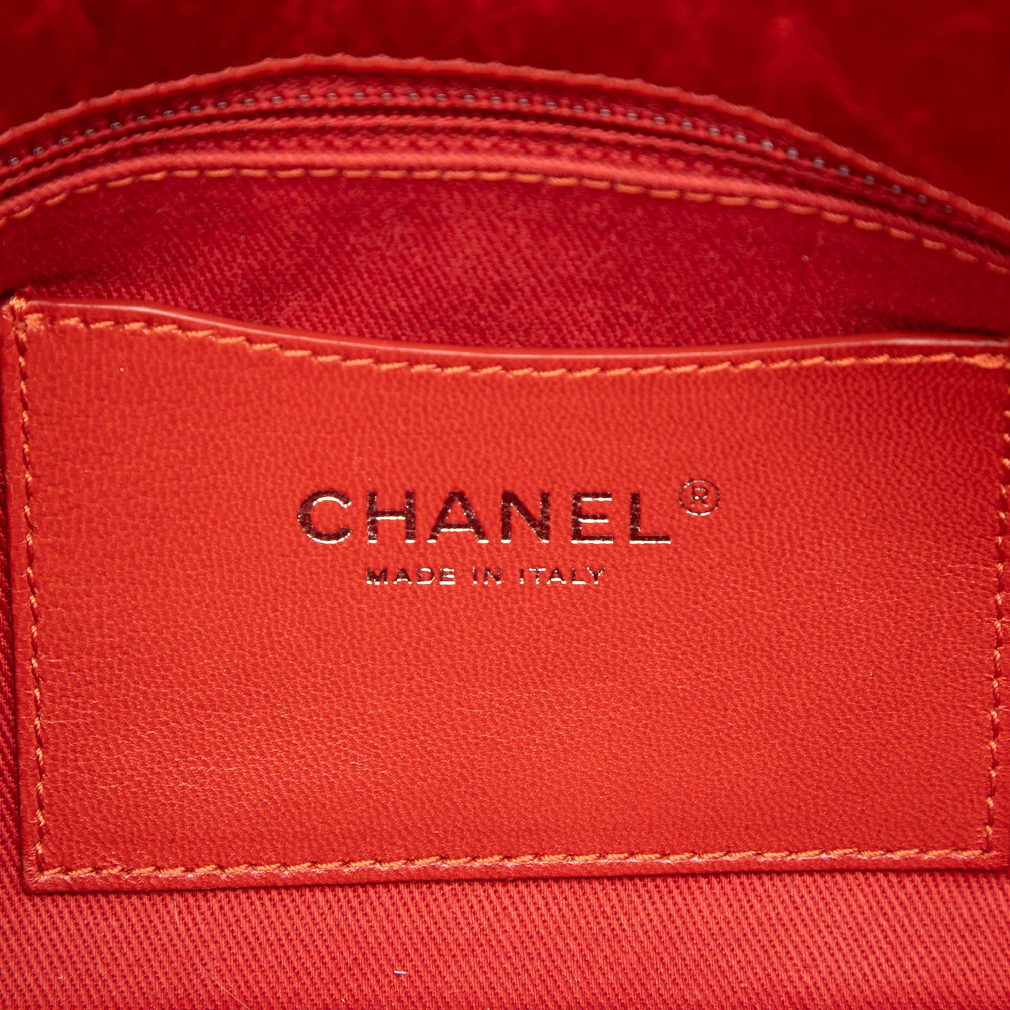 Chanel Large Glazed Calfskin Mademoiselle Bowling Bag