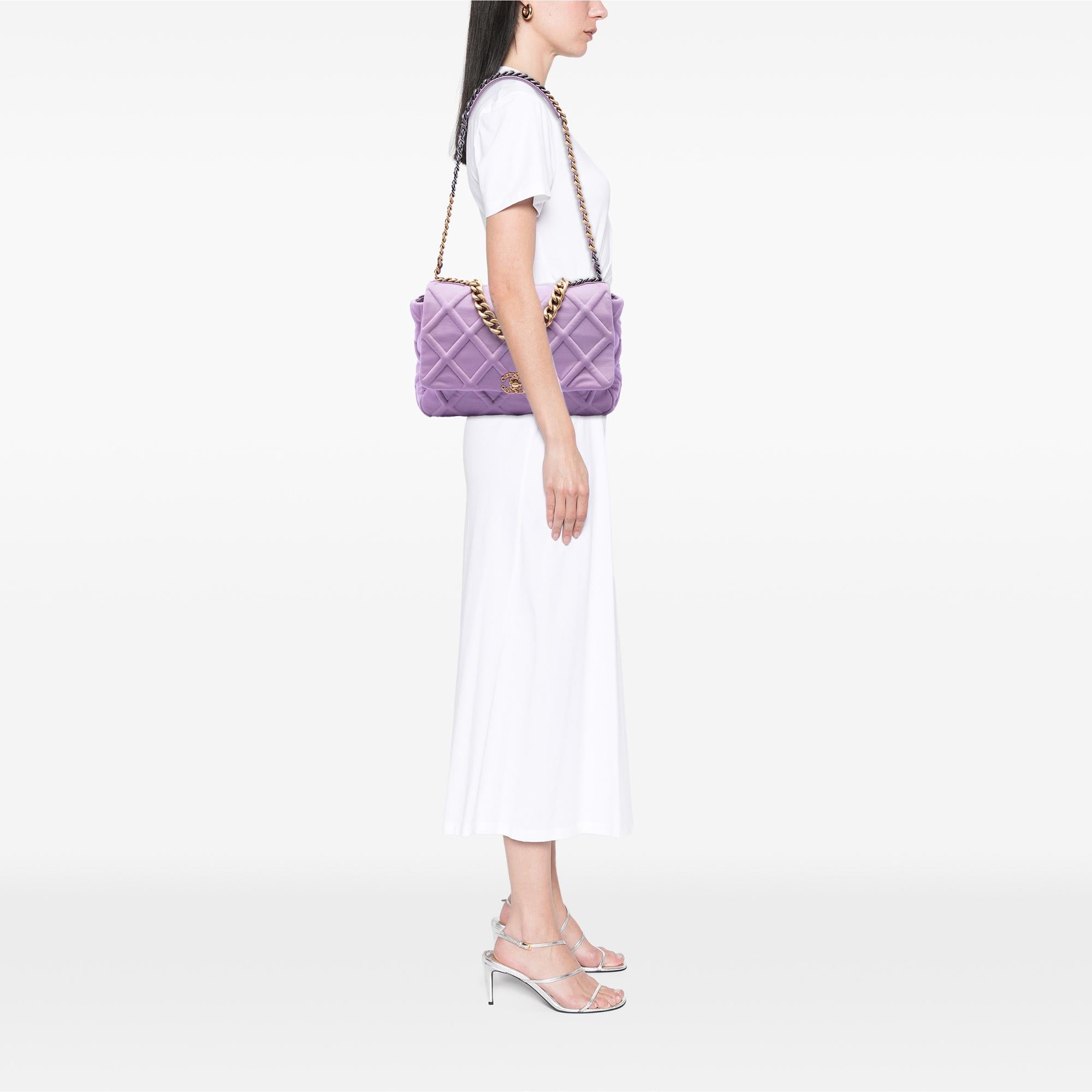 Chanel Large Jersey 19 Flap