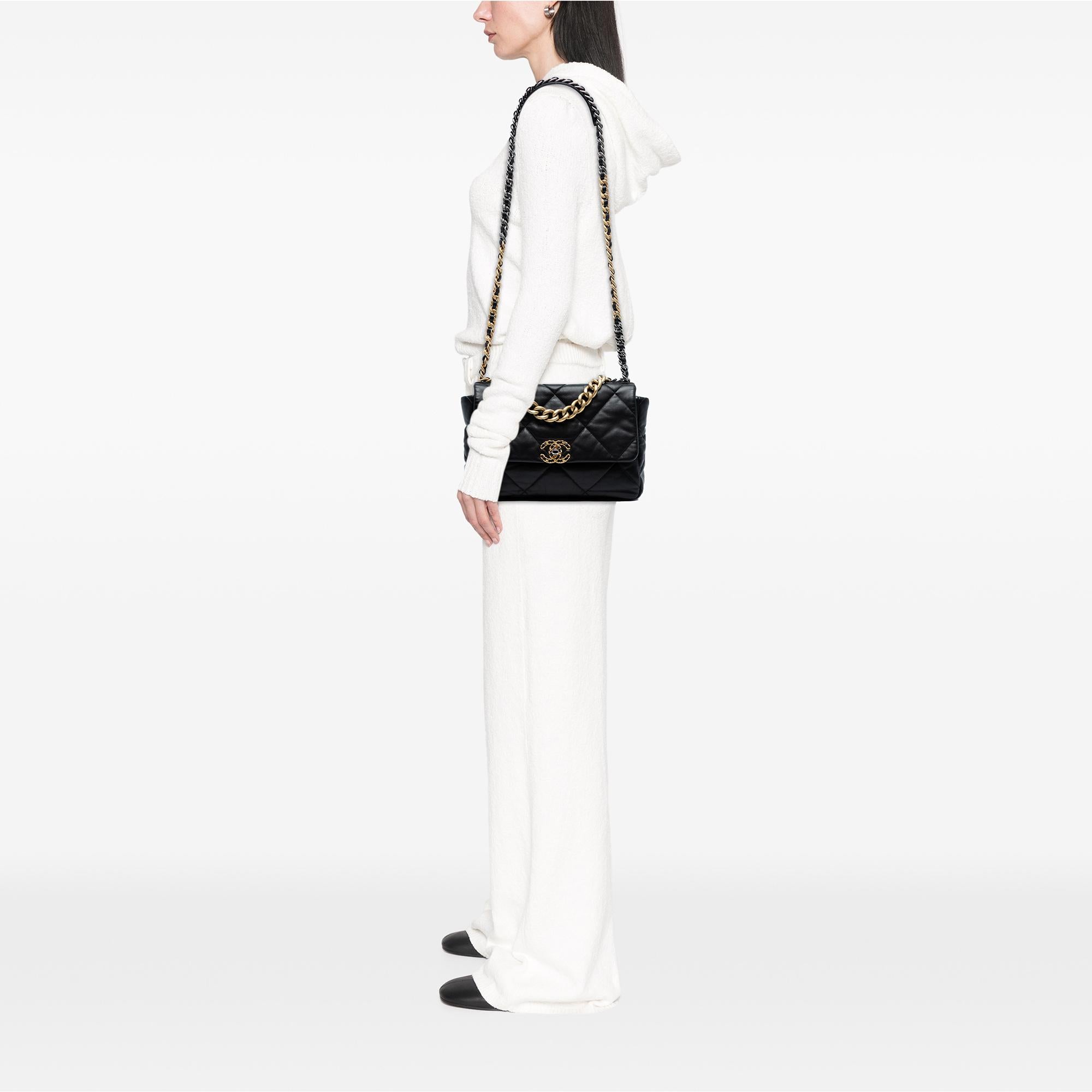 Chanel Large Lambskin 19 Flap