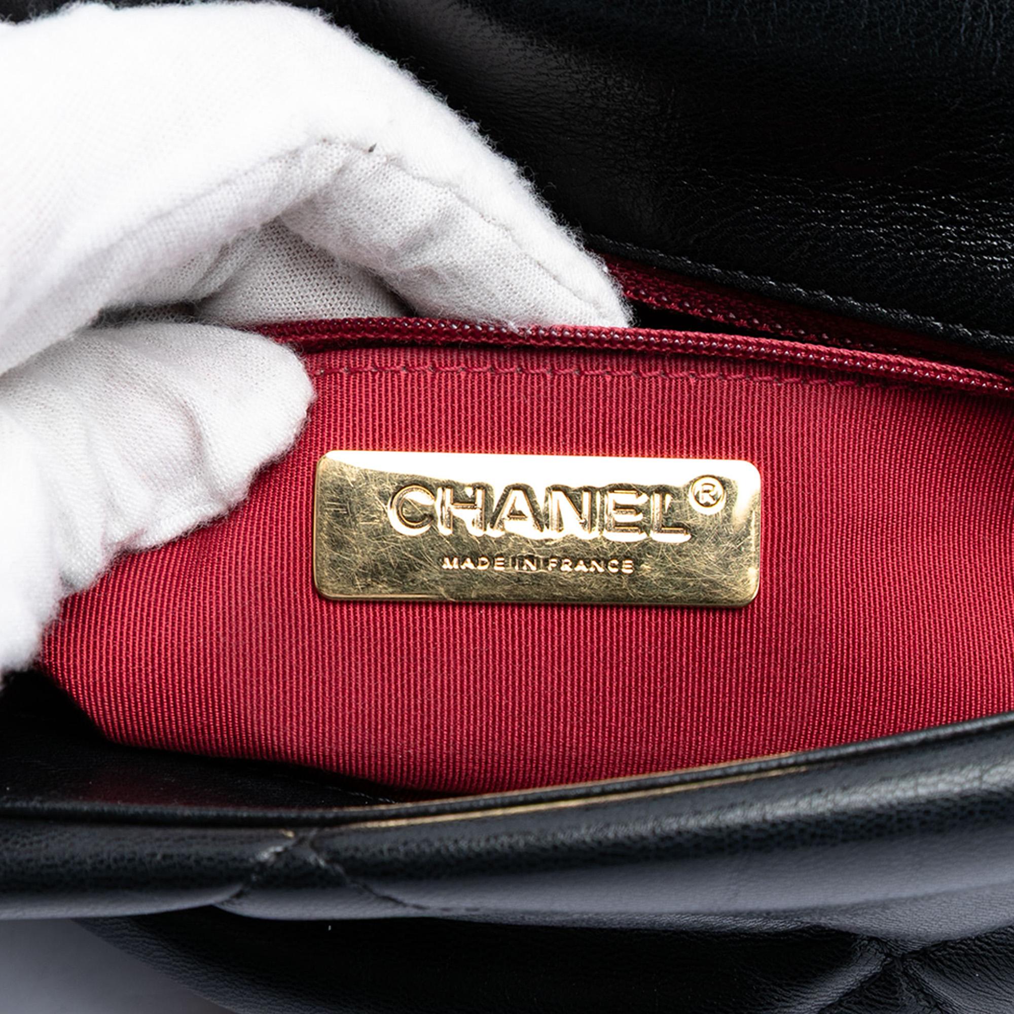 Chanel Large Lambskin 19 Flap