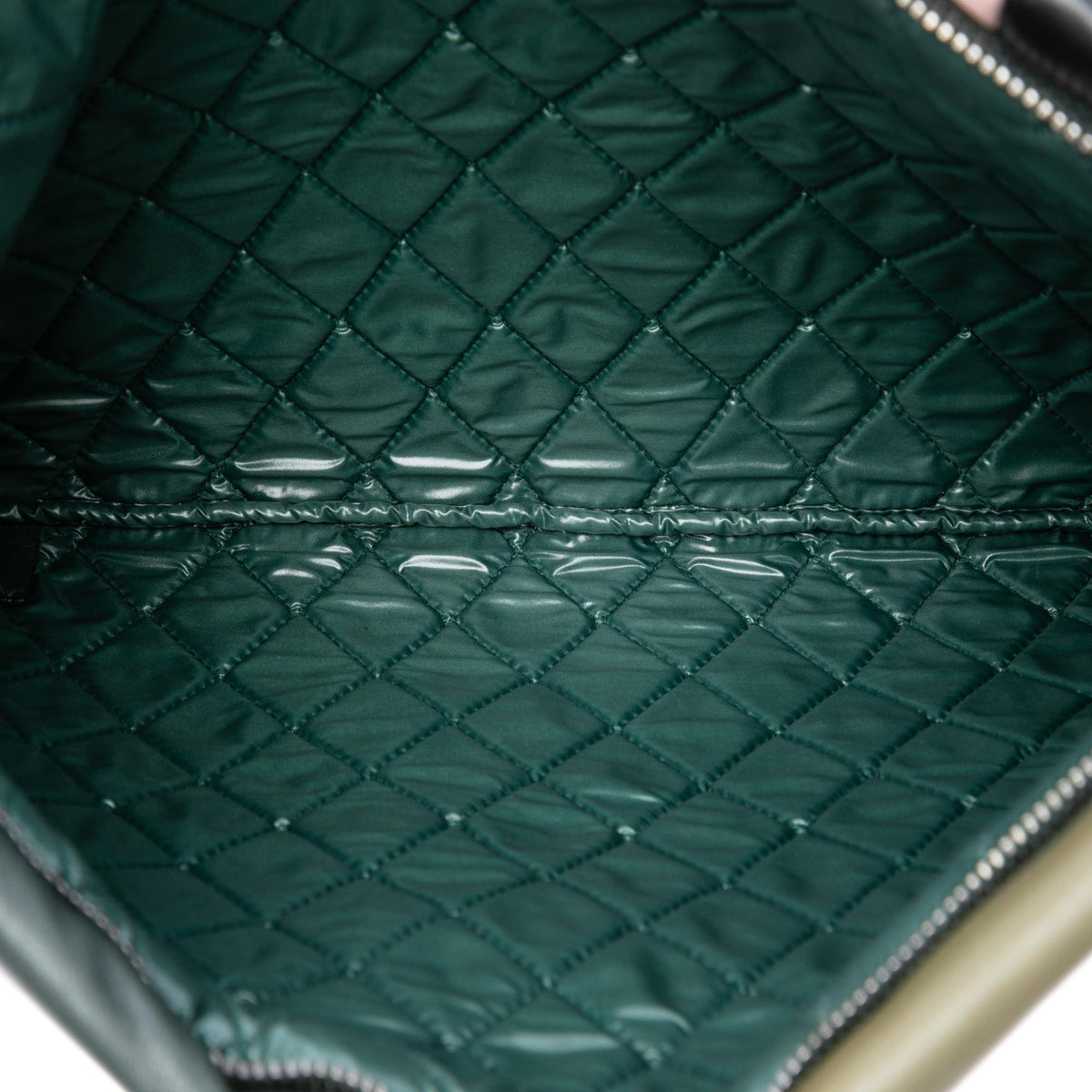 Chanel Large Lambskin Colorblock Patchwork O Case
