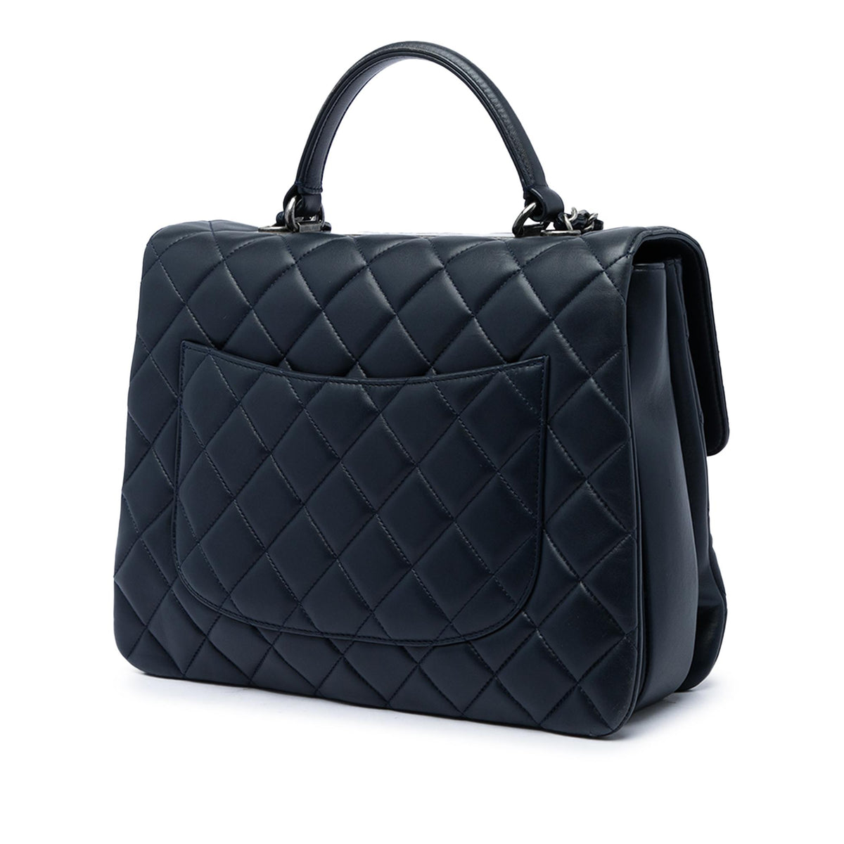 Chanel Large Lambskin Trendy CC Top Handle Flap