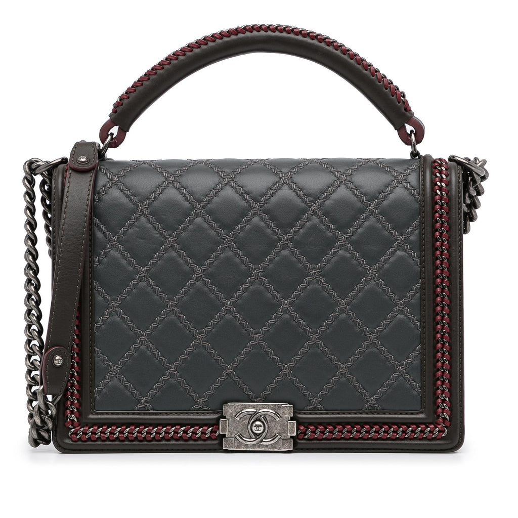 Chanel Large Paris-Salzburg Boy Flap Bag (SHG-xSYqbF)