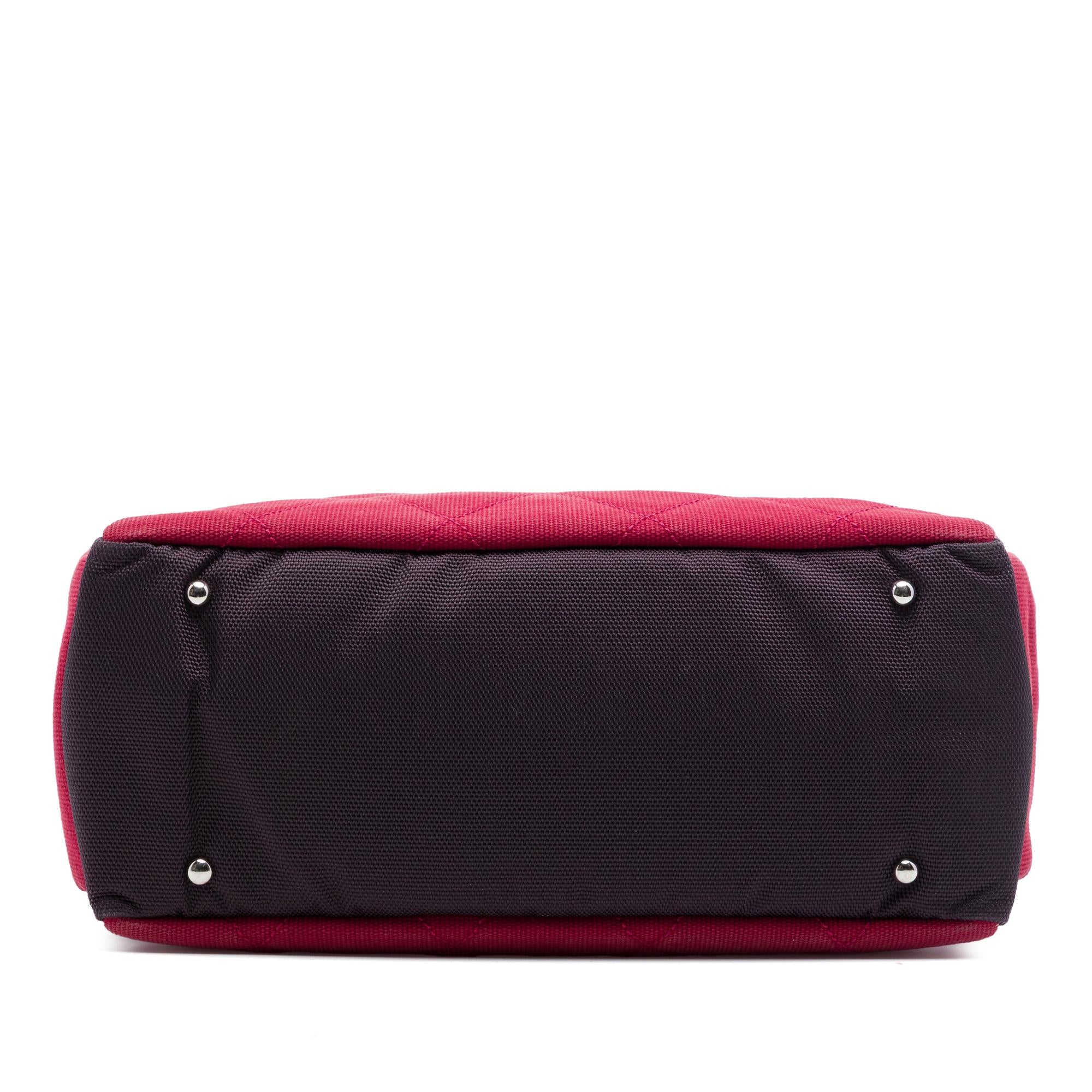 Chanel Large Quilted Canvas Paris Biarritz Tote