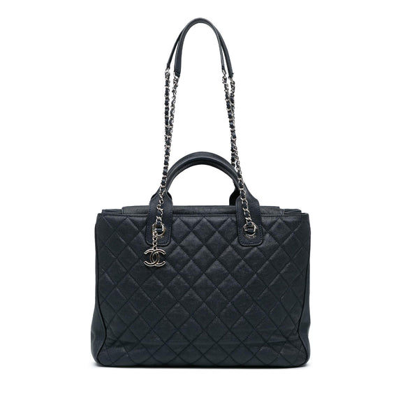 Chanel Large Quilted Caviar Urban Companion Tote SHG AColdS