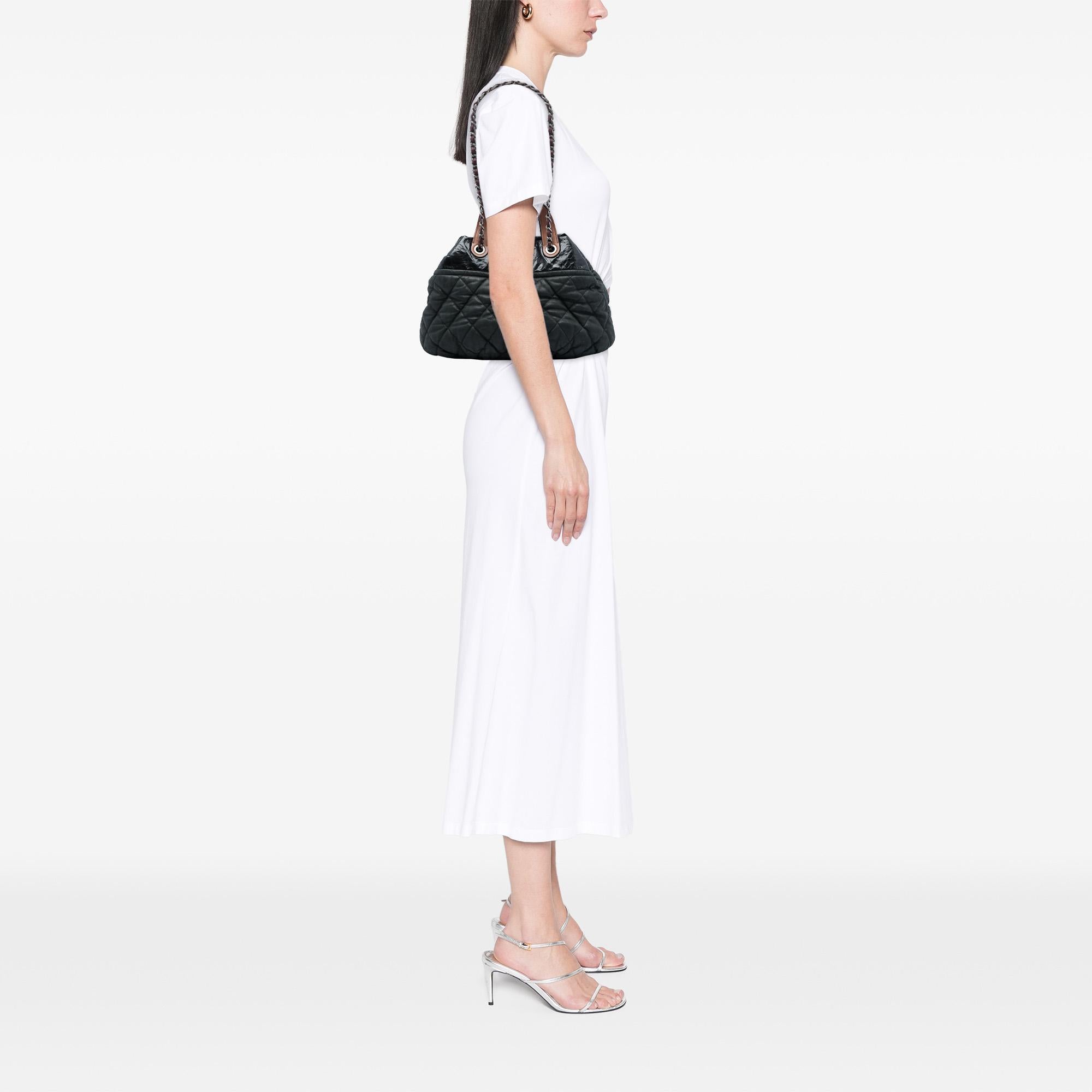 Chanel Large Quilted Iridescent Calfskin In The Mix Satchel