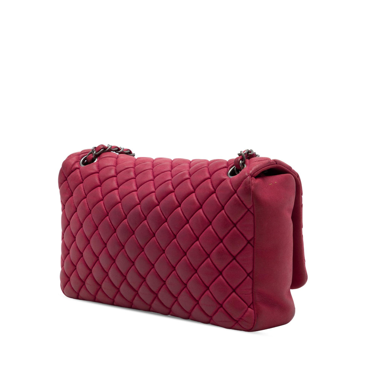 Chanel Large Quilted Iridescent Calfskin New Bubble Flap