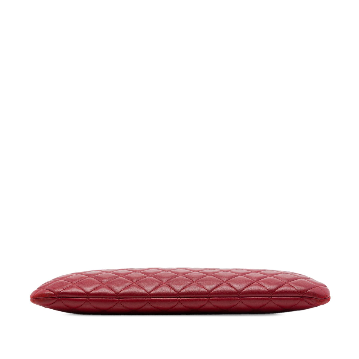 Chanel Large Quilted Lambskin O Case Clutch
