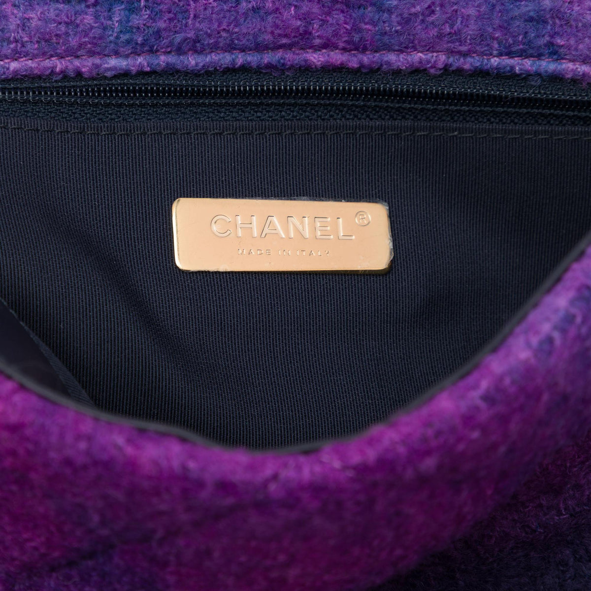 Chanel Large Tweed Ombre 19 Flap