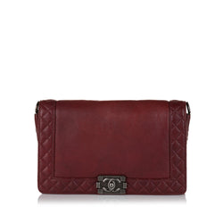 Chanel Medium Classic Lambskin Metal Edge Shoulder Bag (SHG-0qisTN