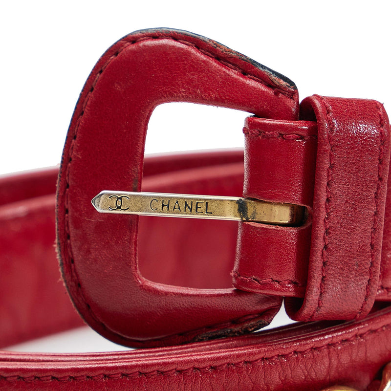 Chanel Leather Belt 29 73.00 SHG Ku3cdH LuxeDH