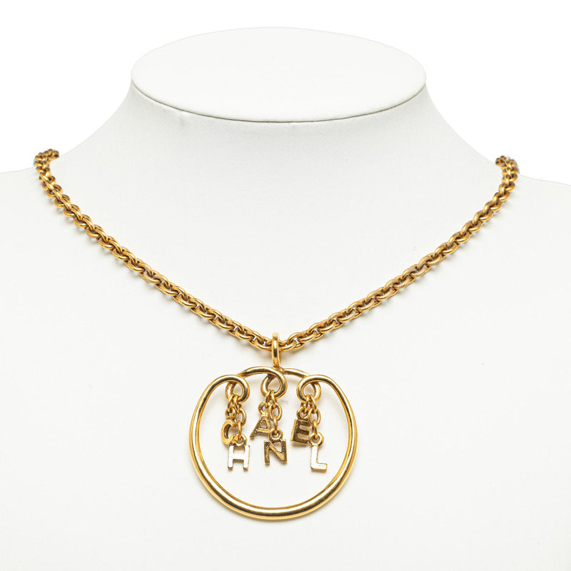 Chanel Letter Chain Pendant Necklace (SHG-sOgifX)