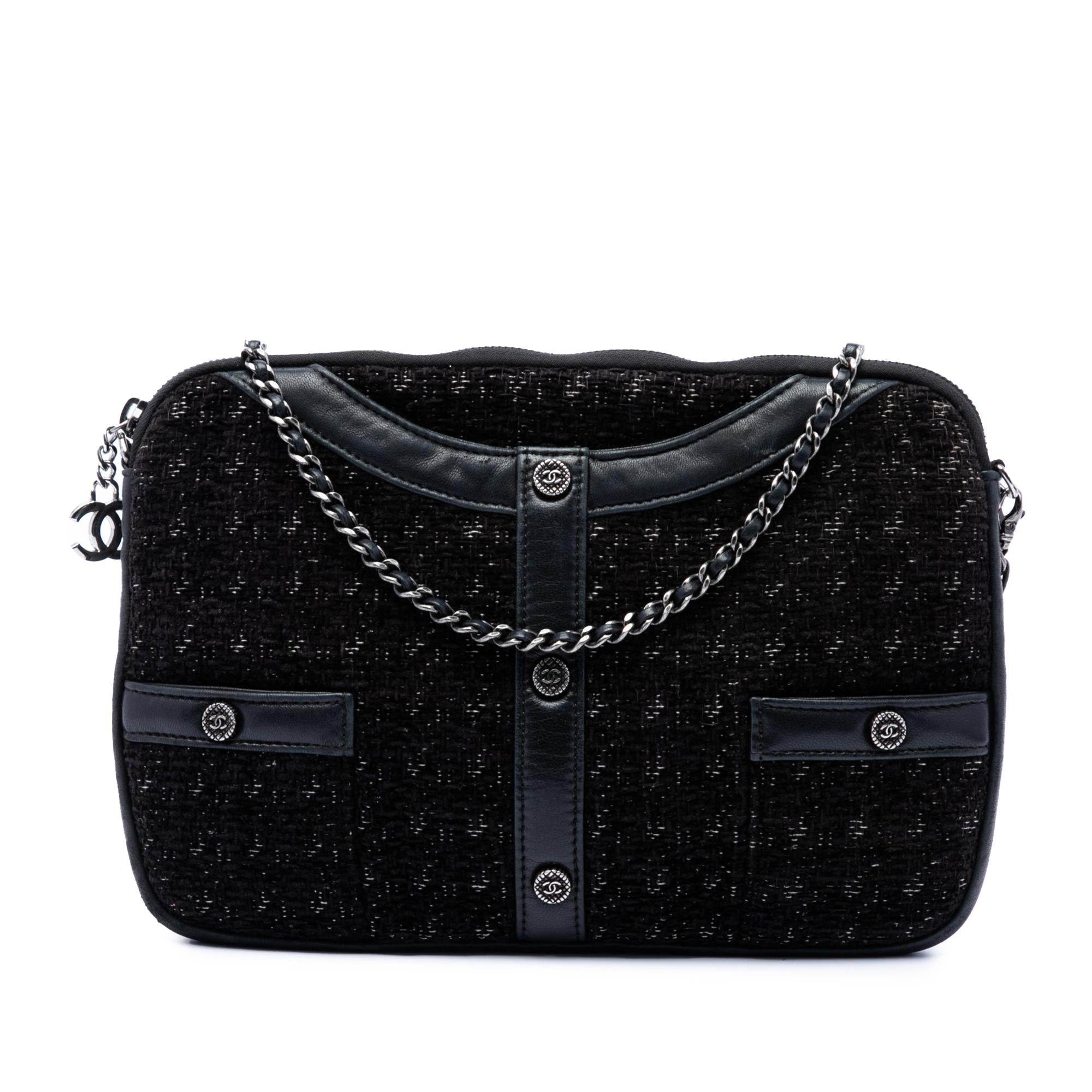 Chanel Limited Edition Tweed Girl Jacket Clutch on Chain