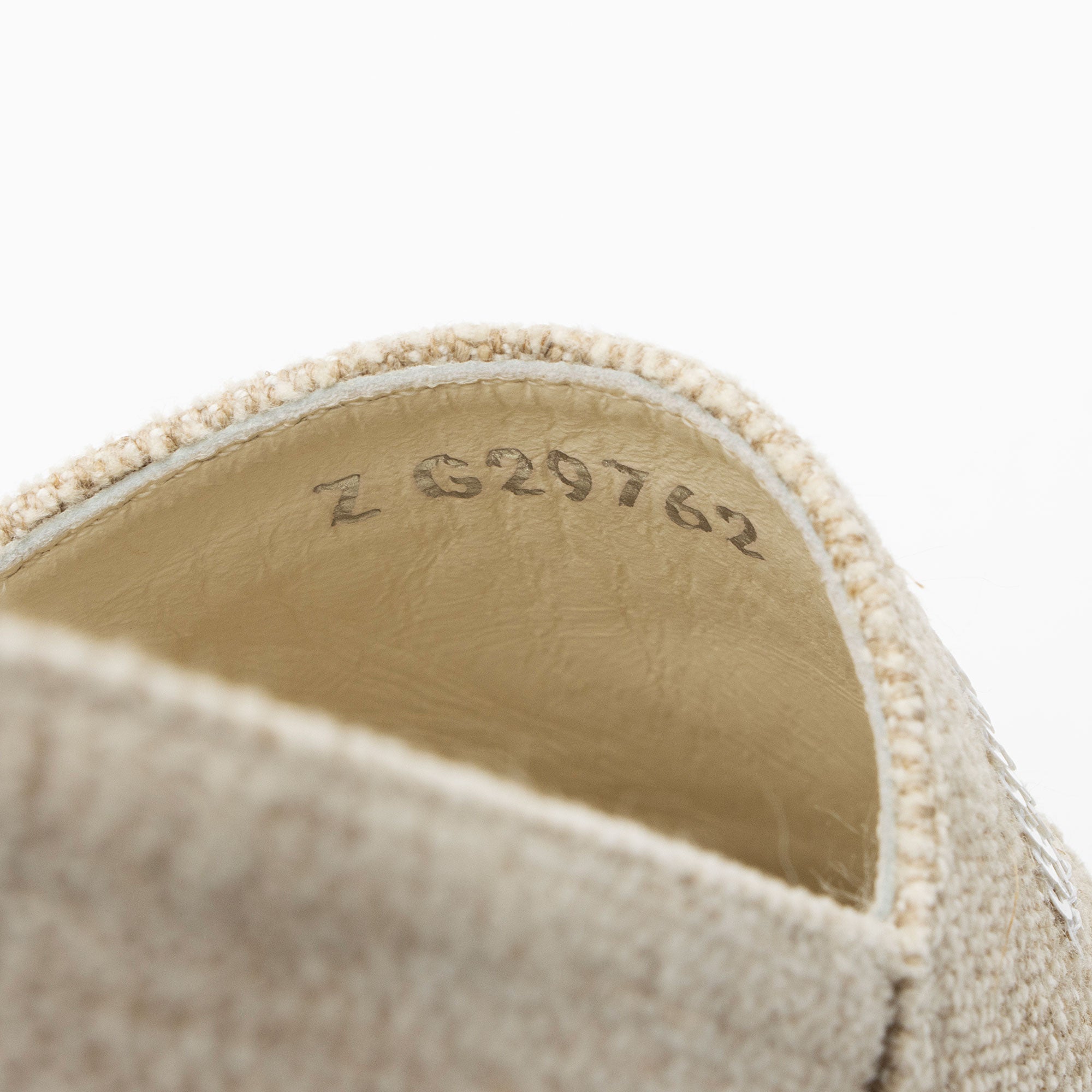 Chanel Linen Sequin CC Espadrilles - Size 6 / 36