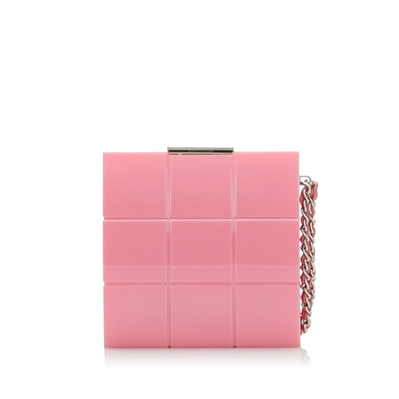 Chanel Lucite Minaudiere Perspex Clutch Bag (SHG-bfRp1G)