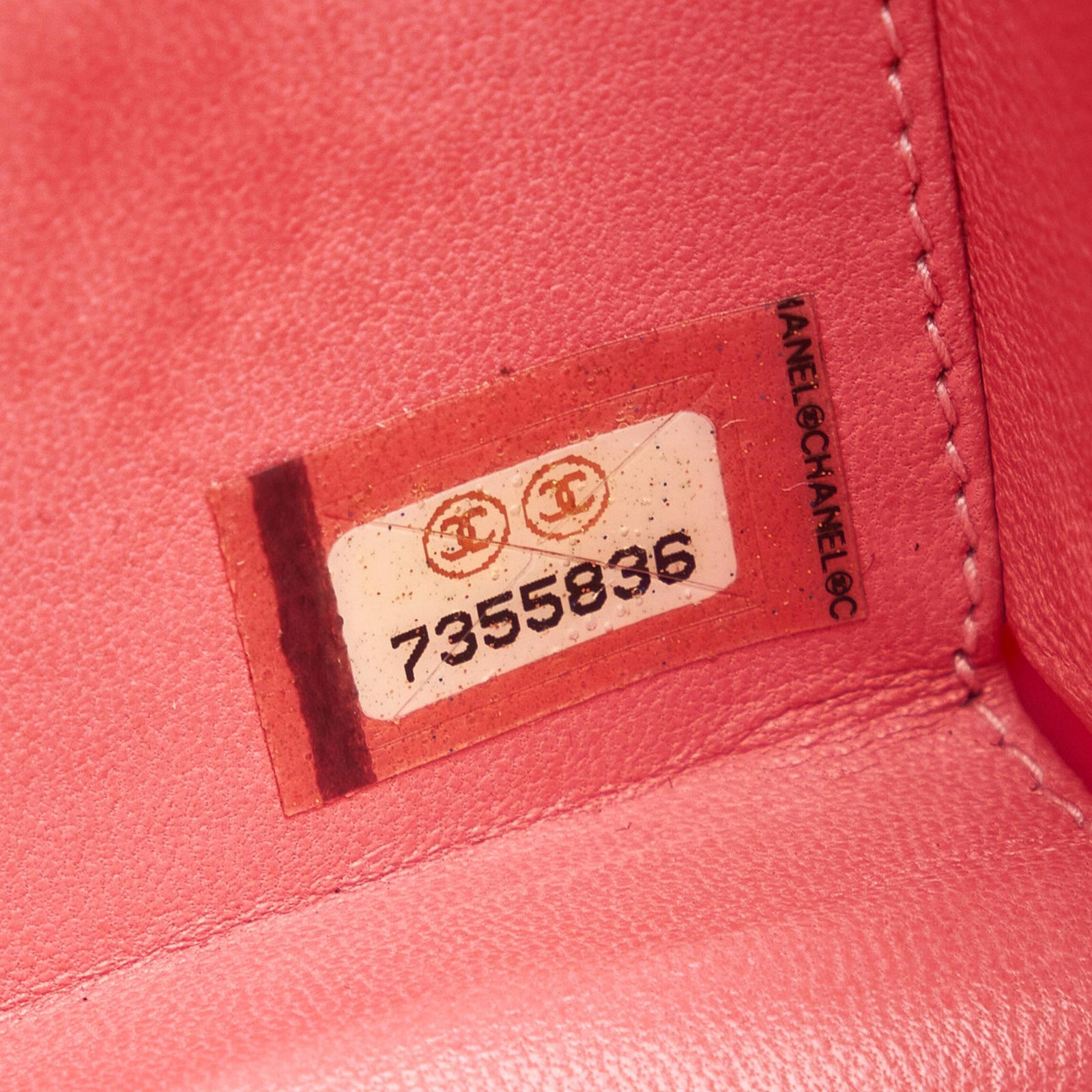Chanel perspex bag hotsell