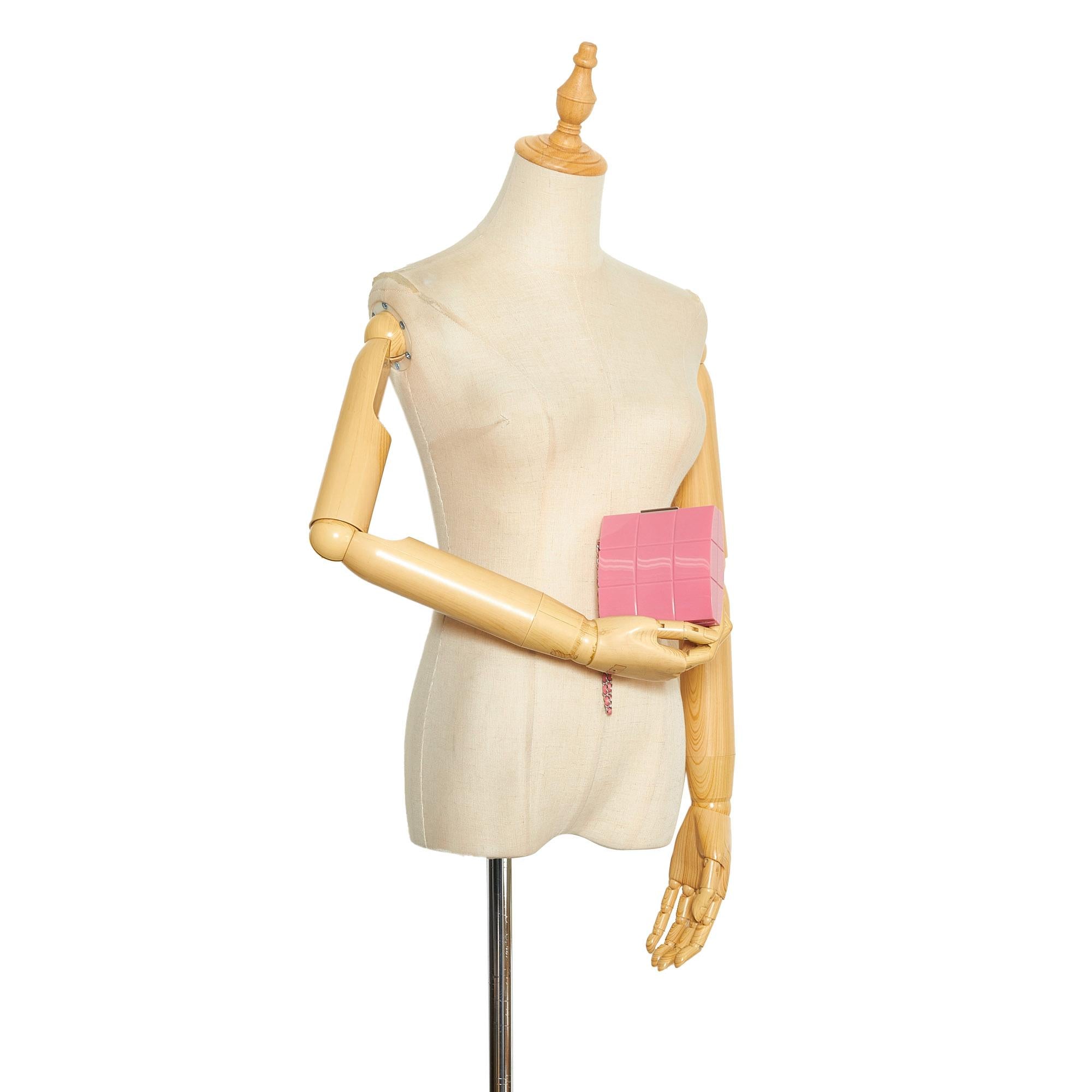 Chanel Lucite Minaudiere Perspex Clutch Bag (SHG-bfRp1G)