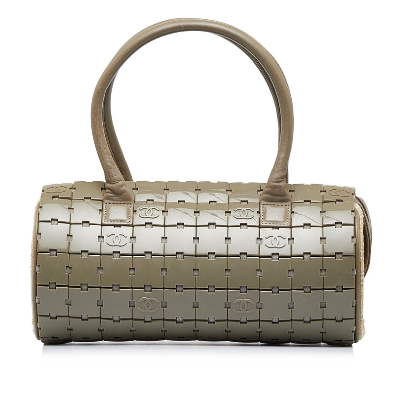 Chanel Lucite Puzzle Barrel Handbag (SHG-WS6nP1)