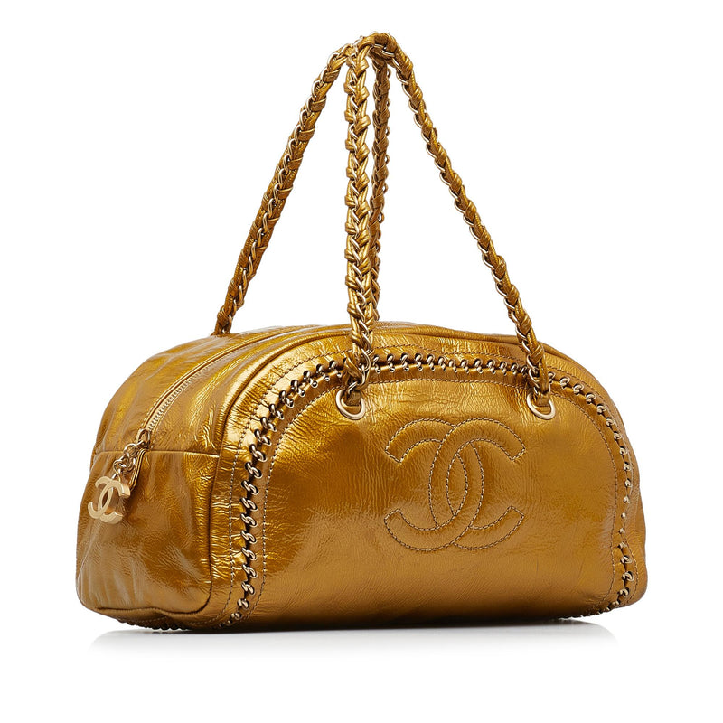 Chanel Luxe Ligne Bowler Bag SHG PphpRs LuxeDH