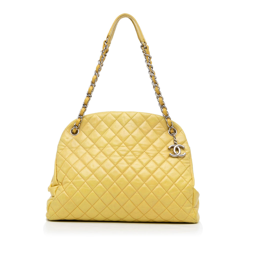 Chanel Mademoiselle Patent Leather Bowling Bag (SHG-36483) – LuxeDH