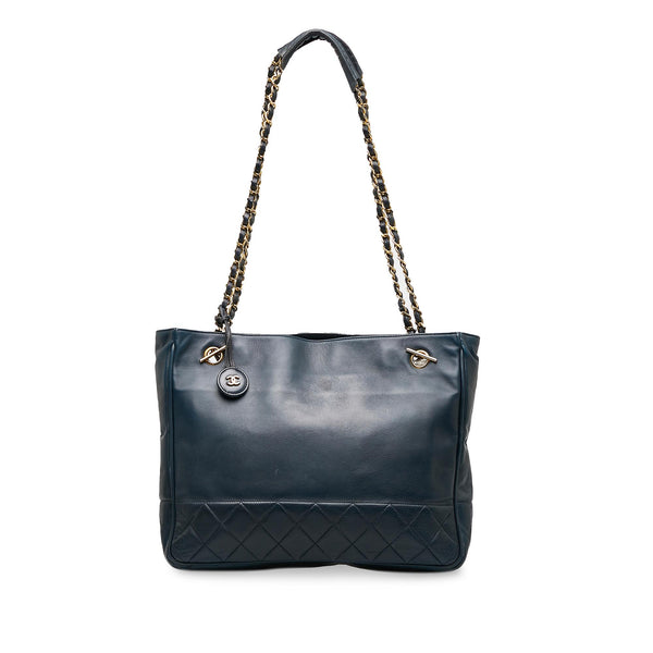 Chanel Matelasse Lambskin Chain Tote Bag (SHG-10qrs3)