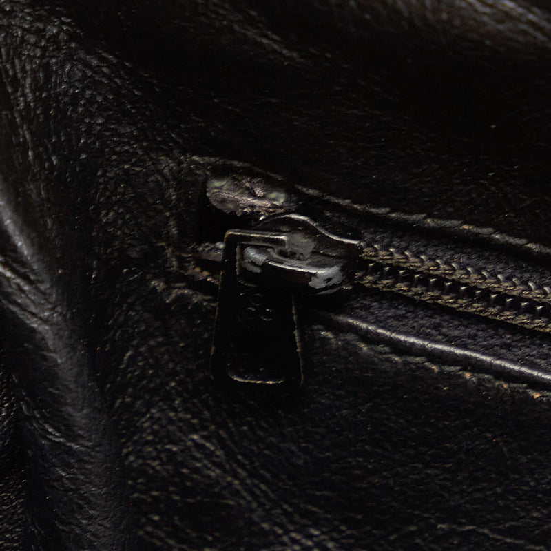 Chanel black 2025 leather crossbody bag