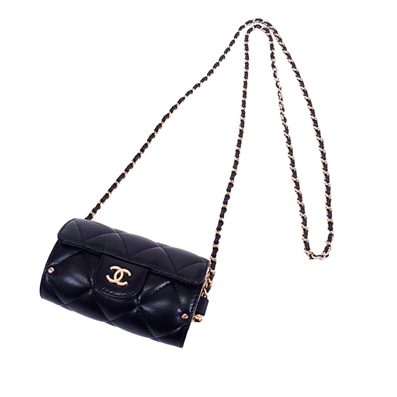 Chanel Quilted Cc Logo Waist Pouch Bum Mini Summer Lambskin Cross Body Bag  CC-B0420P-0005 – MISLUX