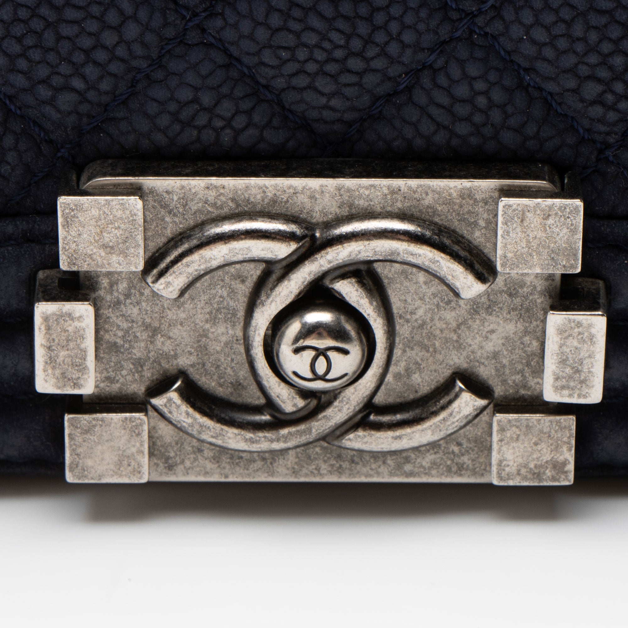 Chanel Matte Caviar Old Medium Boy Bag