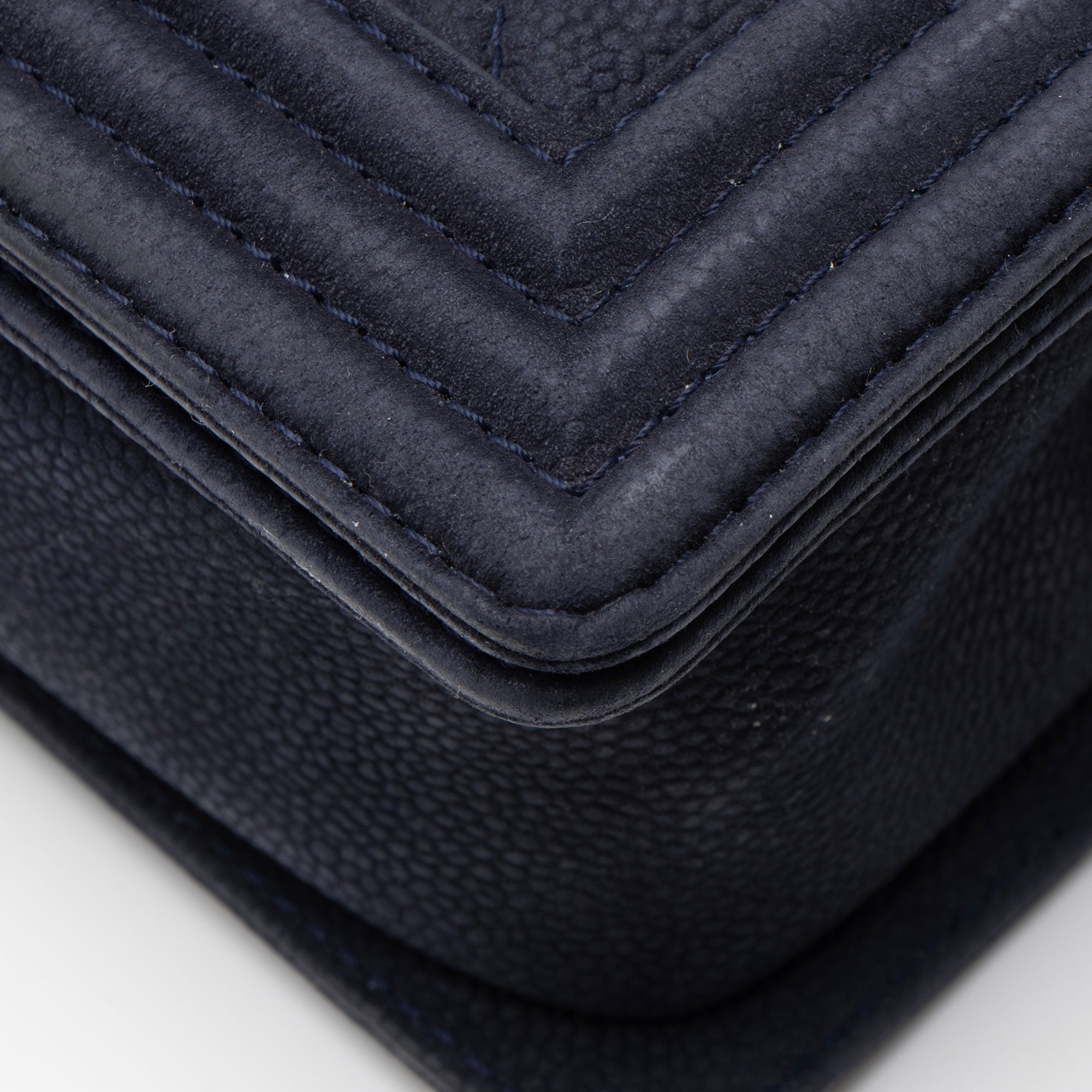 Chanel Matte Caviar Old Medium Boy Bag
