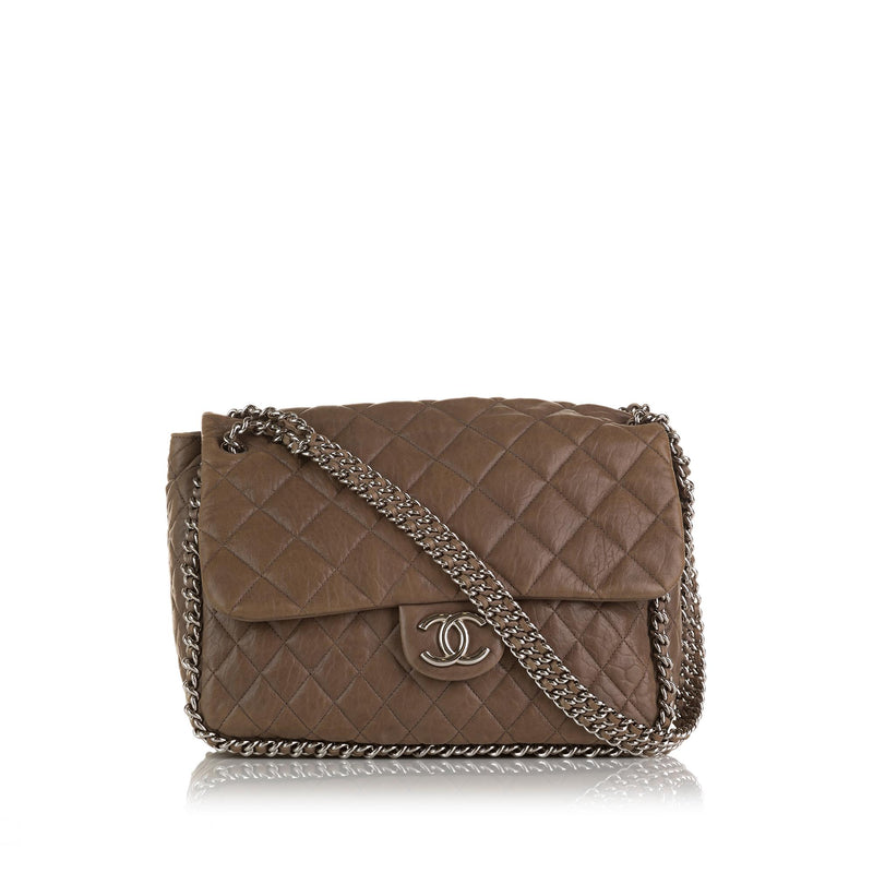 Chanel maxi chain around flap bag hotsell