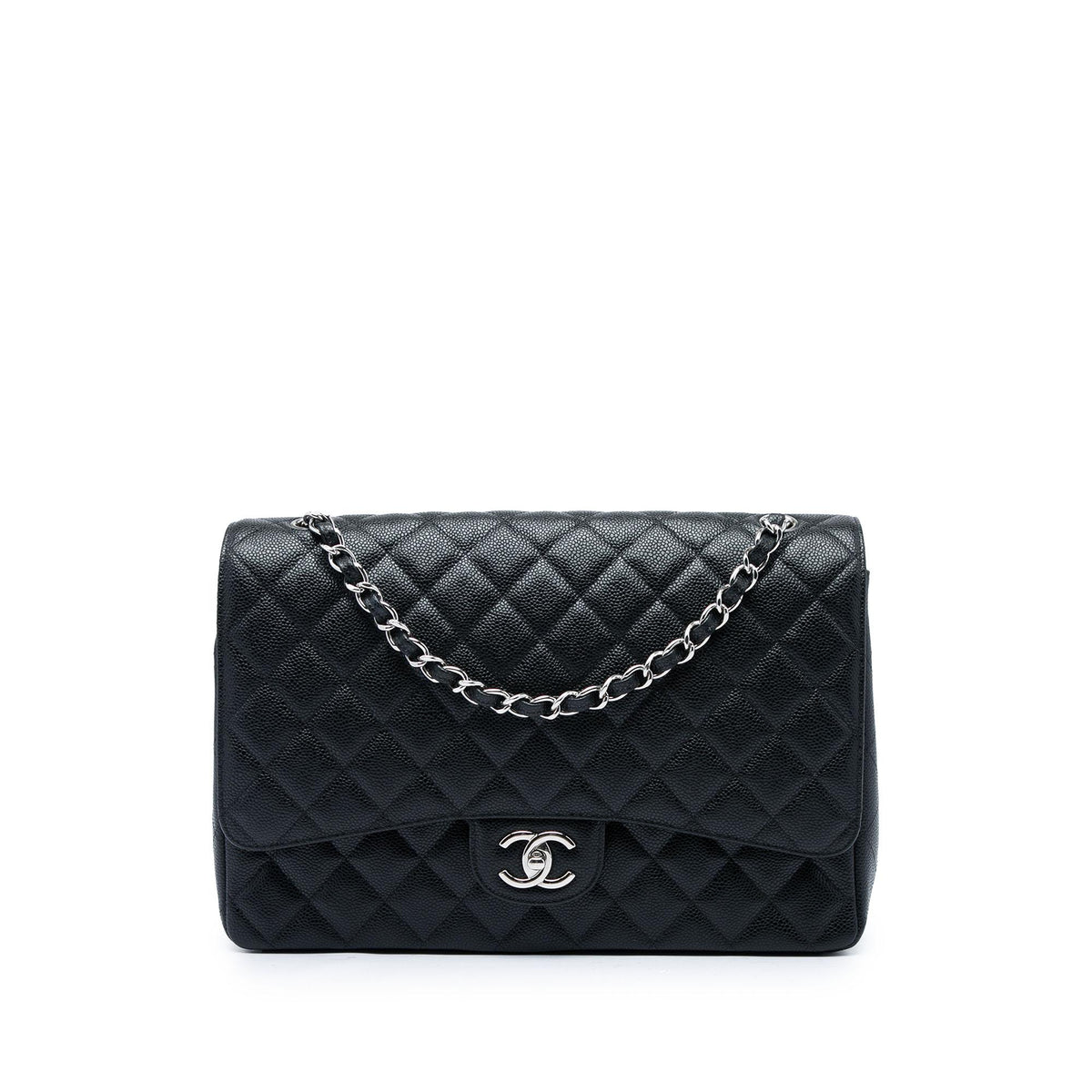 Chanel Maxi Classic Caviar Double Flap