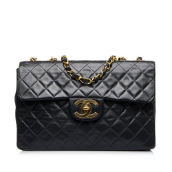 Chanel Red Quilted Caviar Maxi Classic Double Flap Bag, myGemma, SG