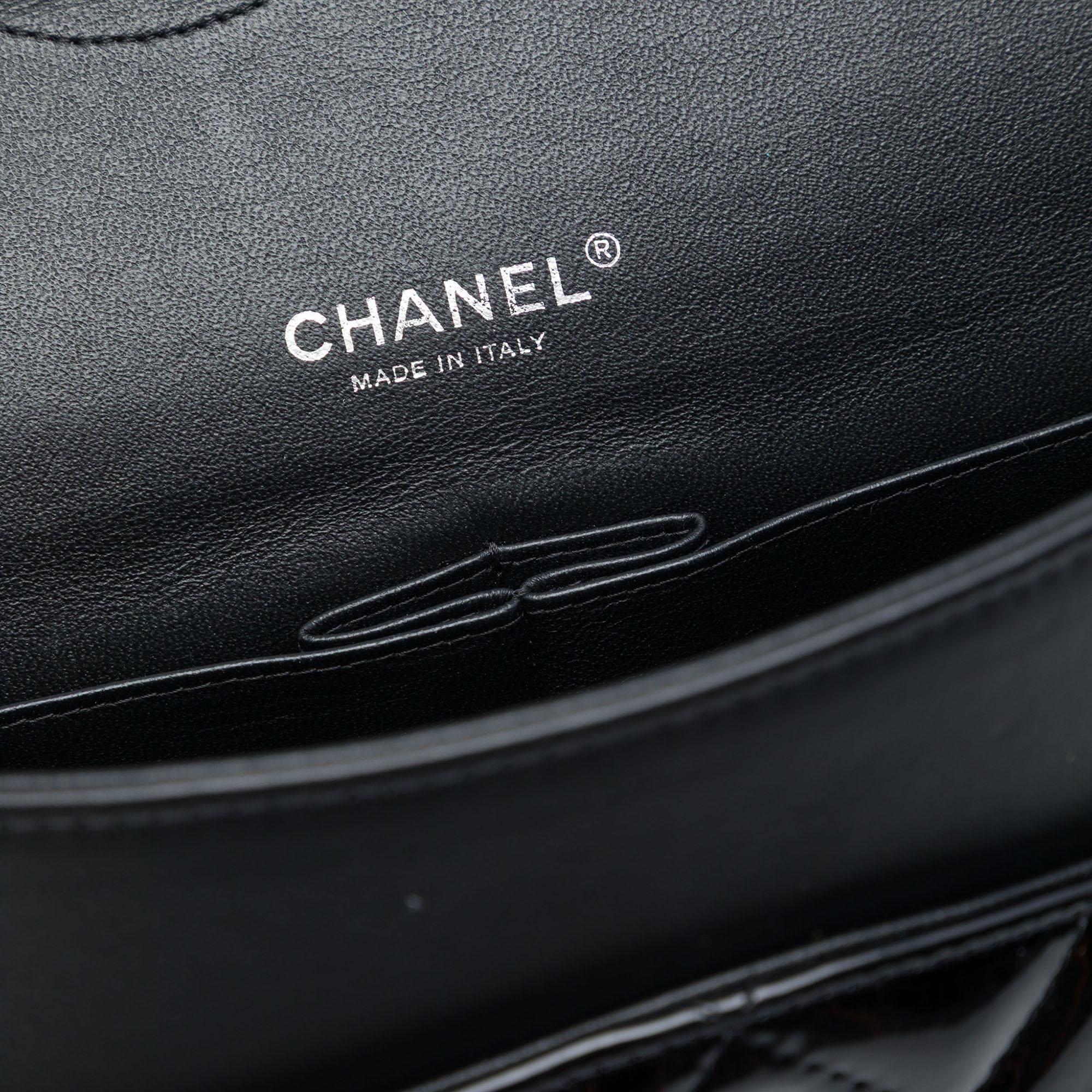 Chanel Maxi Classic Patent Double Flap
