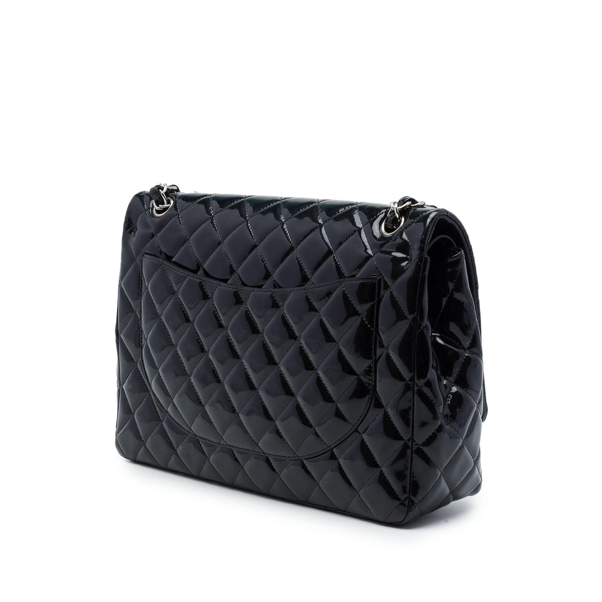 Chanel Maxi Classic Patent Double Flap