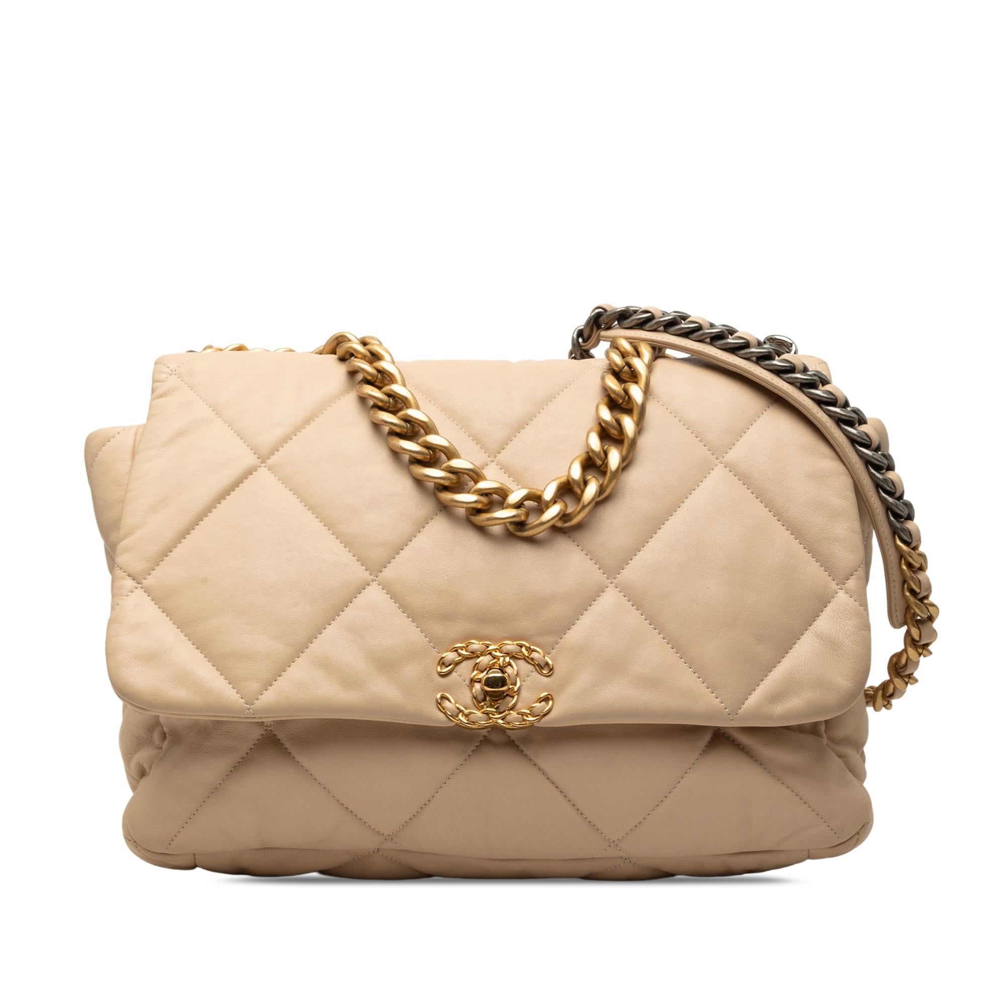 Chanel Maxi Lambskin 19 Flap