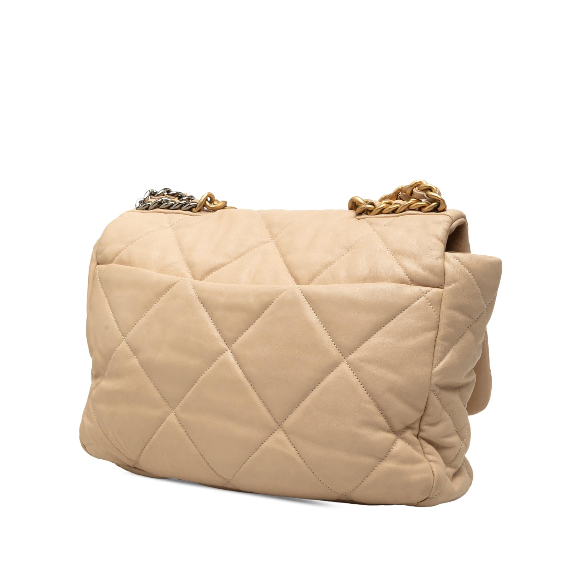 Chanel Maxi Lambskin 19 Flap