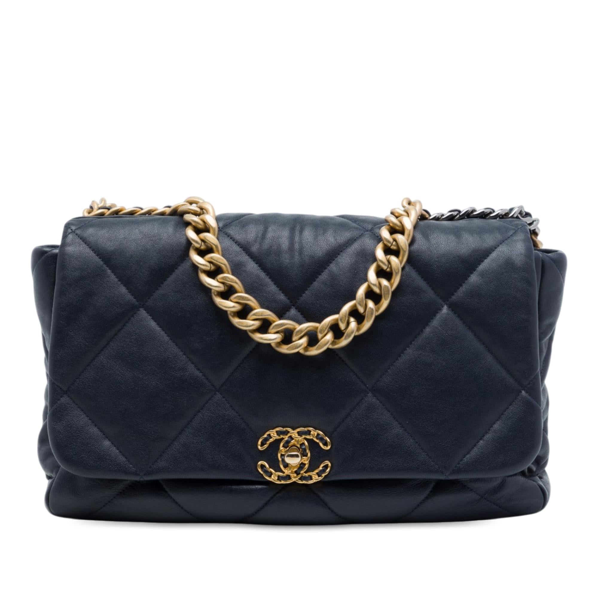 Chanel Maxi Lambskin 19 Flap
