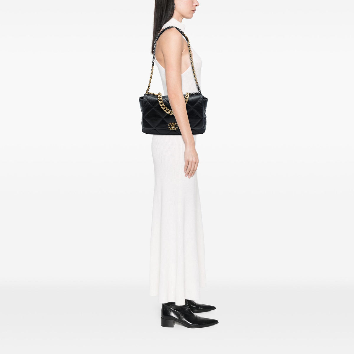 Chanel Maxi Lambskin 19 Flap