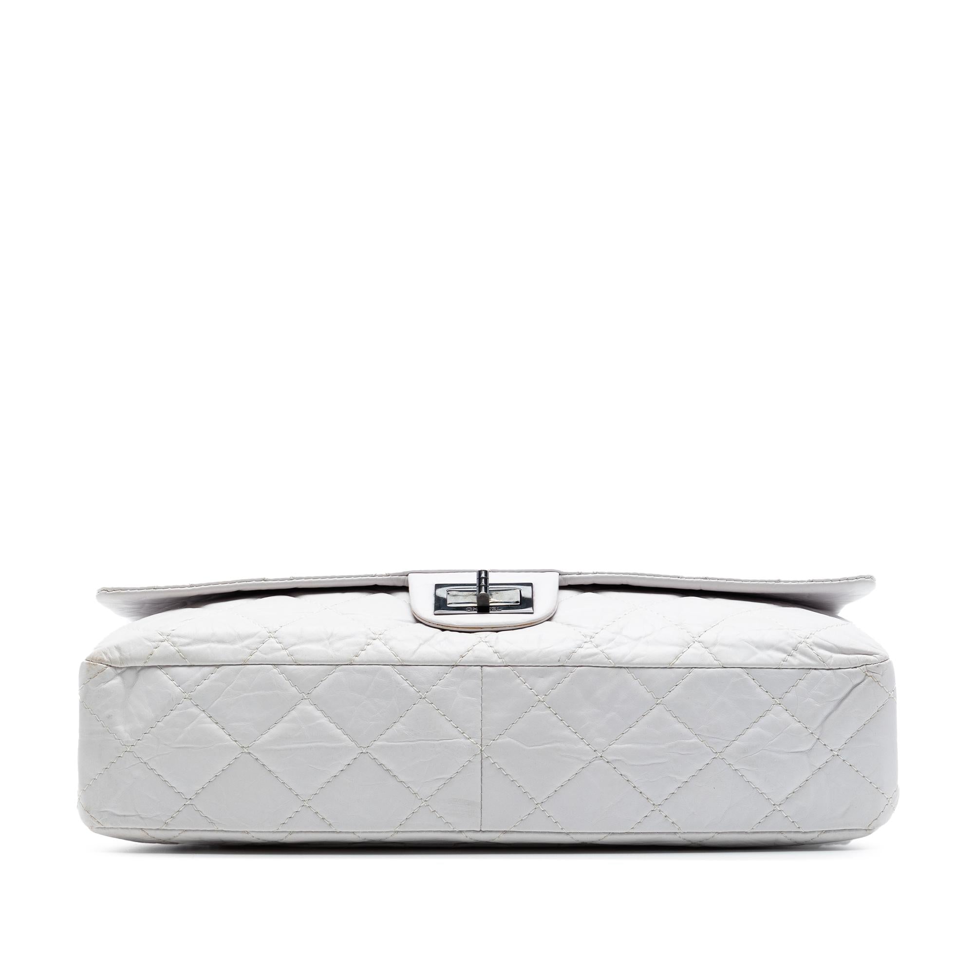 Chanel Maxi Quilted Aged Calfskin Reissue 2.55 Single Flap