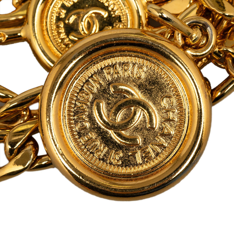 Chanel Medallion Chain-Link Belt - 34 / 86.00 (SHG-mFY9sa)